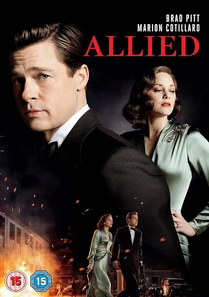 Allied (DVD, 2011) Brad Pitt WW2 Spy Thriller NEW SEALED PAL Region 2 - Image 1 of 1
