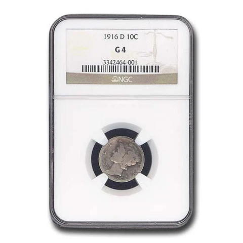 1916-D Mercury Dime Good-4 NGC - SKU#188992 Cover