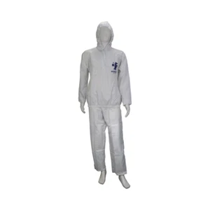 DeBeer Reusable 2 Piece White Spray Suit Painting Overalls M L XL 2XL 3XL - Picture 1 of 8