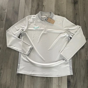 Nike Herren Dri-FIT 1/4-Zip Laufoberteil Grau/Weiß (2XL XXL) - Herren (Brandneu) - Bild 1 von 11