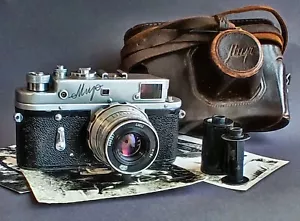 Filmkamera 35 mm getestet F.E.D. MIR KMZ Objektiv M39 industar 61 3,5/50 Rare... - Bild 1 von 18