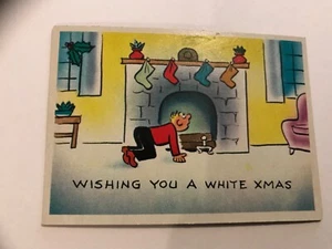 VINTAGE TOPPS HOLIDAY GREETINGS X-Mas POST NON-SPORTS ODD-BALL CARD #27, Rare VF - Picture 1 of 6