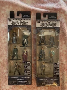 Lot Of 2 Harry Potter Nano MetalFigs Die-Cast 5-Pack Starter Pack! - Picture 1 of 6