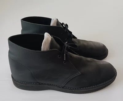 Dexter Vibram Mens 11 Black Ankle Dress Boots Leather Lace Up Made In USA - Image 1 of 4