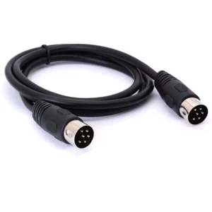 Cavo MIDI DIN 6 Pin maschio a maschio spina DIN adattatore convertitore strumento - Foto 1 di 4