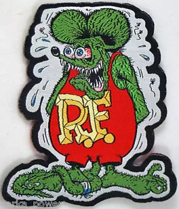 Hot Rods, Kustom Kulture Woven Iron on Patch, RF, Ed Roth - Picture 1 of 1