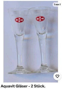Aquavit Gläser. 2 St - Bild 1 von 1