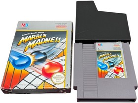 MB Marble Madness Nintendo Entertainment System NES Juego Cl&aacute;sico