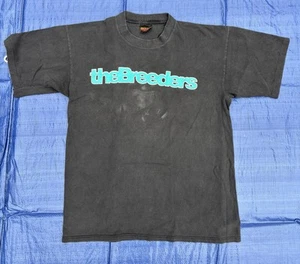 Vintage Brockum L T-Shirt Single Stitch The Breeders IJWGA (b*tch) 90s Band 1993 - Picture 1 of 13