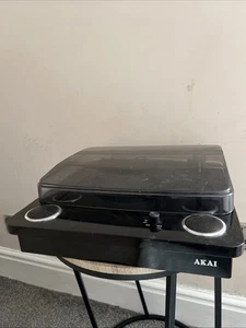 Tocadiscos Akai A60020B Clásico Vinilo 3 Velocidades Bluetooth Negro PUBLICACIÓN GRATUITA - G5B - Imagen 1 de 9