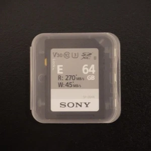 Sony 64GB E Series UHS-II SDXC Memory Card - Picture 1 of 1