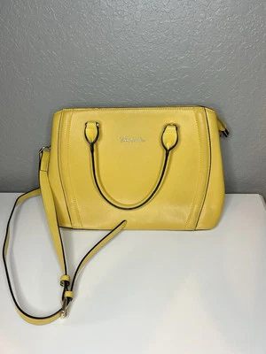 BOSTANTEN женщин кожаная Дамская сумка дизайнерский верхний чехол/сумочка через плечо желтый - Изображение 1 из 4