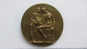 MEDAILLE BRONZE , PAUL PASTUR / ALFRED LANGLOIS , HAINAUT , 1893-1911 . - Foto 1 di 5
