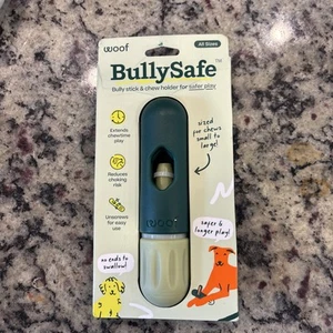 Woof BullySafe Bully Stick Kauhalter robust ungiftig für Hunde 6,5 Zoll - Bild 1 von 2