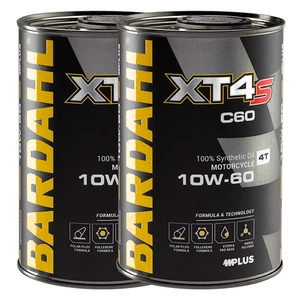 2 LT OLIO MOTORE BARDAHL XT4-S C60 10W60 SPORT RACING 100% SINTETICO MOTO 4T - Imagen 1 de 2