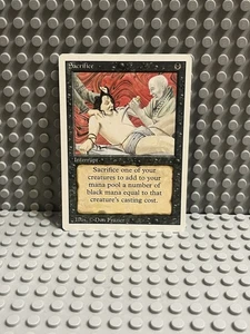 Magic the Gathering | Revised Edition | Sacrifice | #126 | MP | - Picture 1 of 10