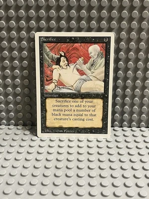 Magic the Gathering | Revised Edition | Sacrifice | #126 | MP | - Image 1 of 4