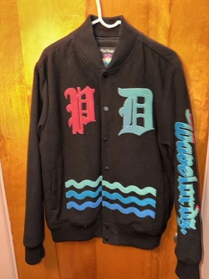 Chaqueta Bomber Pink Dolphin WaveLord Talla Grande Foto 1 de 4