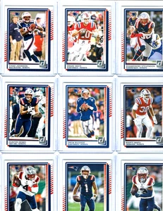 2025 Donruss Football New England Patriots Team Set 13 Base Cards + 3 BONUS + - Picture 1 of 2
