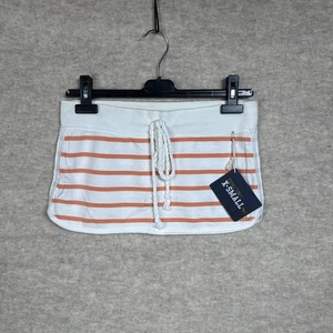 Victoria’s Secret Varsity Of Pink Mini Skirt Size XS Striped French Terry - Picture 1 of 7