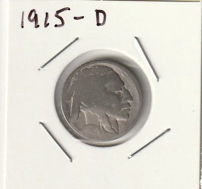 1915-D 5C Buffalo Nickel - Image 1 of 2
