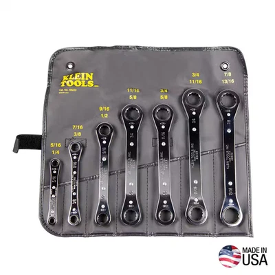 7-Piece Ratcheting Box Wrench Set - Image 1 of 4