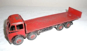 Vintage DINKY Supertoys giocattolo pressofuso Red Foden camion piatto camion 503 di Meccano - Foto 1 di 13