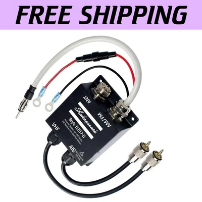 Compact AM-FM and VHF Antenna Splitter for Marine and Automotive Radio Use - Image 1 of 2