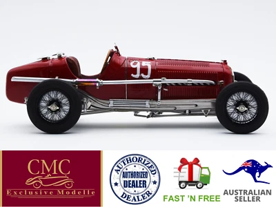 CMC M-224 Alfa Romeo P3 Caracciola GP Klausen Race #95, 1:18. LE 1,000 - Image 1 of 3
