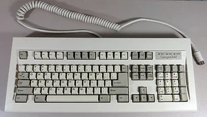 Compuadd keyboard AQ6-COMPA RT-101+ 55153 117700-001 REV C AT DIN Connector Used - Picture 1 of 8