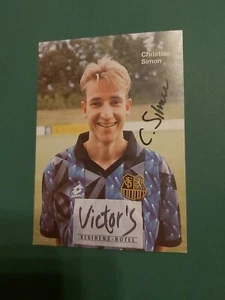 1.FC Saarbrücken , C. Simon ,Autogrammkarte, Fussball - Picture 1 of 1