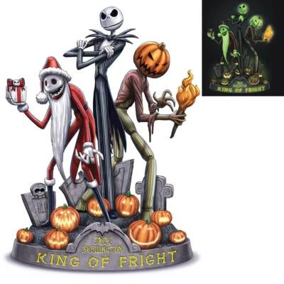 Disney The Nightmare Before Christmas King Of Fright Sculpture Bradford Exchange