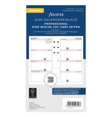 filofax Kalendereinlage Professional 2026 PERSONAL 1 Woche / 2 Seiten  26-68475 - Bild 1 von 4