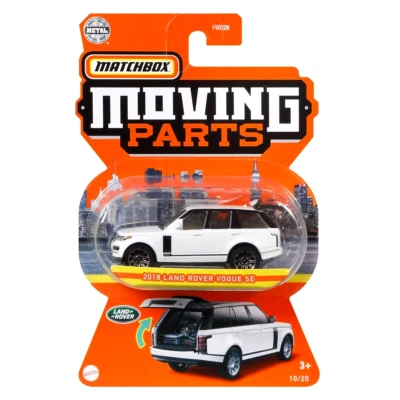 2018 Land Rover Vogue SE White Matchbox Moving Parts 2021 MB1163 1/64 GWB52 - Image 1 of 2