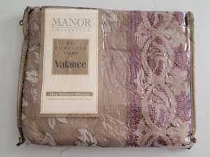 Manor Collection maßgeschneiderter Fleetwood Blumen Fenster Volant - 84" x 15" - NEU Neu in Verpackung - Bild 1 von 5