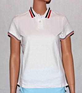 MOVETES WOMENS PHOENIX POLO SHIRT – WHITE - SHORT SLEEVE – SIZE XS S M L XL - Picture 1 of 9