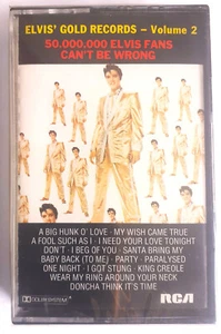 K7 AUDIO ELVIS PRESLEY- ELVIS' GOLD RECORDS 2 - NEUVE-SCELLEE - Foto 1 di 1