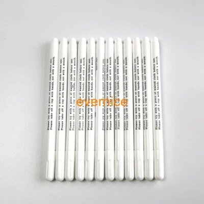 EVERNICE 12 Stück Wasser löschbarer verschwindender Stift für Stoffkleidungsmarkierung