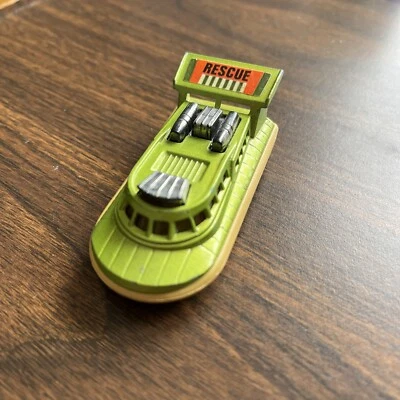 Vintage Matchbox Superfast 1972 Green Rescue Hovercraft No. 72 & 2 Die-cast Toy - Image 1 of 4