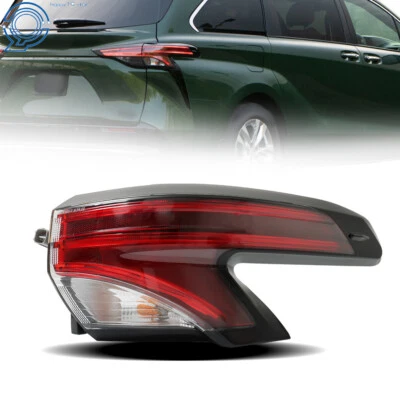 For 2021-22 Toyota Sienna LE XLE Outer Tail Lights Assembly LED Passenger Right Foto 1 de 4