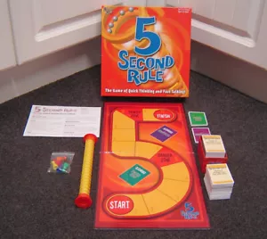 5 Second Rule Board Game by University Games 2016 Kids Family five - Picture 1 of 12