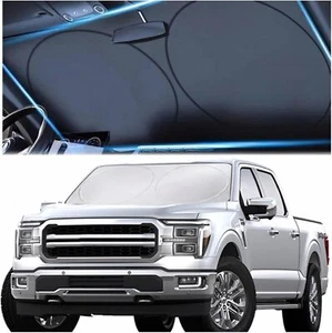 X-Large Windshield Sun Shade, 99% UV Block & Fade-Resistant for Vehicles - Picture 1 of 9