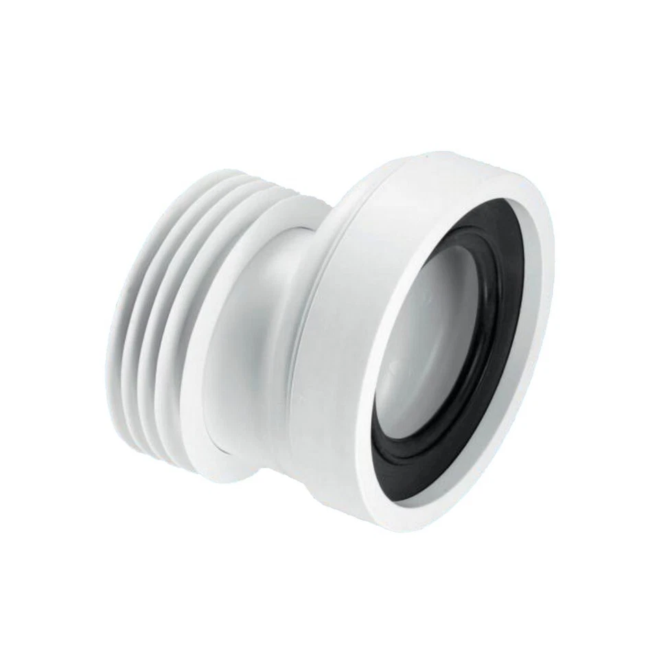 GTL TIRINNANZI Prolunga eccentrica polipropilene bianco raccordo scarico WC Ø 90-110 mm