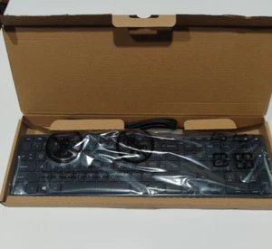 LOT of 12: HP Keyboard Black USB Slim P/N 803181-001 - Photo 1/3