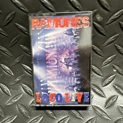 RAMONES - "LOCO LIVE" - Cassette Tape - Sire Records - 1992 * Live in Spain* - Image 1 of 3