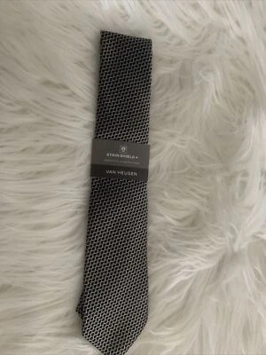 NEW VAN HEUSEN NECK TIE - BLack Multi - RETAILS 45.00 - Image 1 of 4