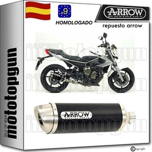 ARROW TUBO DE ESCAPE HOMOLOGADO THUNDER ALUMINIO NEGRO YAMAHA XJ6 2015 15 - Imagen 1 de 3