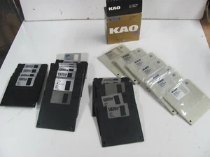 KAO, 3M, Office Depo & Imation 2HD Diskettes 3.5” Micro Floppy Disks (25 Total) - Picture 1 of 6