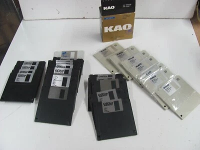 "Micro disquetes KAO, 3M, Office Depo & Imation 2HD de 3,5"" (25 en total)" Foto 1 de 4