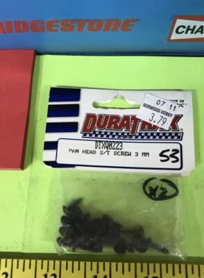 Duratrax DTXQ0223 Fasteners Parts 3mm Pan Head Screws NewInPackage 🇺🇸USA Shipp - Image 1 of 2